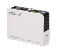 TOTOLINK IPUPPY 5 150MBPS 3G/4G WIRELESS N PORTABLE AP Częstotliwość pracy2.4 GHz