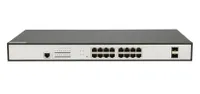 Extralink ARES | PoE Switch | 16x Gigabit PoE/PoE+, 2x SFP, 1x Puerto de consol, 330W, Gestionable Ilość portów LAN16x [10/100/1000M (RJ45)]
