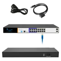 Extralink ARES | PoE Коммутатор | 16x Gigabit PoE/PoE+, 2x SFP, 1x консольный порт, 150W, управляемый