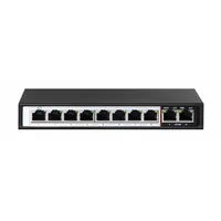 Extralink CERES | Switch PoE | 8x 100Mb/s PoE/PoE+, 2x RJ45 Uplink 100Mb/s, 96W Ilość portów LAN10x [10/100M (RJ45)]
