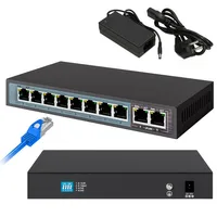 Extralink CERES | PoE Коммутатор | 8x 100Mb/s PoE/PoE+, 2x RJ45 Uplink 100Mb/s, 96W