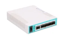 MikroTik CRS106-1C-5S | Switch | 1x RJ45 1000Mb/s, 6x SFP Typ obudowyDesktop