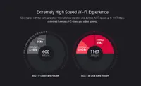 Totolink A3 | Router WiFi | AC1200, Dual Band, MIMO, 3x RJ45 100Mb/s Standardy sieci bezprzewodowejIEEE 802.11a