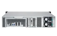 TS-1263U-RP-4G | Server NAS | SATA 6Gbps, 4x Gigabit LAN, 1x SFP+, max. 12x HDD/SSD, 2U rack Ilość zainstalowanych dysków0