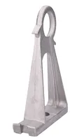 Extralink CS1500 | Soporte del poste con abrazadera | 171 x 80mm MateriałyAluminium