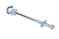 Extralink | Hook | for hanging brackets 16/350mm Kolor produktuSrebrny
