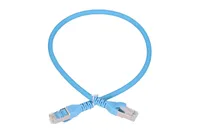 Extralink Kat.6A S/FTP 0.5m | LAN Patchcord | Cable de cobre de par trenzado, 10Gbps Długość0.5m