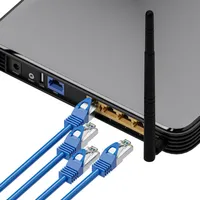 Extralink Kat.6A S/FTP 0.5m | LAN Patchcord | Cable de cobre de par trenzado, 10Gbps Typ kablaPatchcord