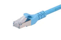 Extralink Kat.6A S/FTP 0.5m | LAN Patchcord | Cable de cobre de par trenzado, 10Gbps Kabel do montażuWewnątrz budynków