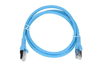 Extralink Kat.6A S/FTP 1m | LAN Patchcord | Cabo de cobre de par trenzado, 10Gbps Długość1m