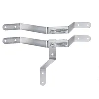 Extralink K250 | Supporto per palo | 250mm, con bulloni a U M8, acciaio, zincato Rodzaj uchwytuUchwyt masztu