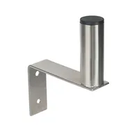 Extralink S100 | Suporte de parede / varanda | 100mm, aço inoxidável Rodzaj uchwytuMurowy
