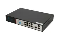 Extralink VICTOR | Switch PoE | 8x Gigabit PoE/PoE+, 2x SFP, 1x Port Konsolowy, 150W, Zarządzalny Standard sieci LANGigabit Ethernet 10/100/1000 Mb/s