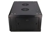 Extralink 4U 600x450 Negro | Armario rackmount | montaje en la pared Konstrukcja drzwi przednichSzkło/stal