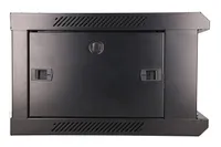 Extralink 4U 600x450 Black | Rackmount cabinet | wall mounted Konstrukcja drzwi przednichSzkło/stal