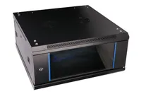 Extralink 4U 600x600 Černá | Racková skříň | montovaná na zdi Wysokość szafy4U