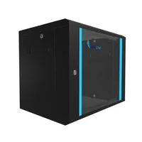 Extralink 9U 600x450 Black | Rackmount cabinet | wall mounted