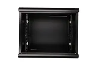 Extralink 9U 600x600 Negro | Armario rackmount | montaje en la pared Głębokość600mm