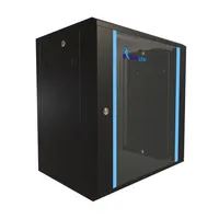 Extralink 12U 600x450 Schwarz | Rackmount-Schrank | Wandmontage
