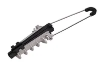 Extralink I-1500-1.PAT | Anchoring clamp | for 8-12mm cables Kolor produktuAluminium, Czarny