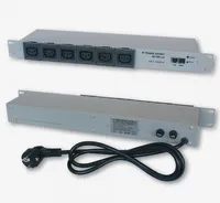 Tinycontrol 6G10A V2 IEC320 | Listwa zasilająca | IP, Rack 19'', 6 gniazd AC 230V IEC320