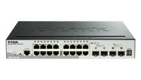 D-LINK DGS-1510-20 | Switch | 16x RJ45 1000Mb/s, 2x SFP+, 2x SFP