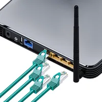 Extralink Kat.6 FTP 1m | LAN Patchcord | Cable de cobre de par trenzado, 1Gbps Typ kablaPatchcord