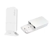 MikroTik wAP LTE kit | LTE Router | RBwAPR-2nD&R11e-LTE, LTE 150Mb/s, 2,4GHz WiFi, 1x RJ45 100Mb/s, 1x miniPCI-e, 1x SIM Ilość portów LAN1x [10/100M (RJ45)]
