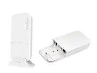 MikroTik wAP LTE kit | Router LTE | RBwAPR-2nD&R11e-LTE, LTE 150Mb/s, 2,4GHz WiFi, 1x RJ45 100Mb/s, 1x miniPCI-e, 1x SIM Ilość portów LAN1x [10/100M (RJ45)]
