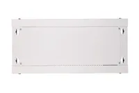 Extralink 4U 600x450 Cinza | Armário de rack | montado na parede Konstrukcja drzwi przednichSzkło/stal