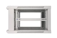 Extralink 6U 600x600 Gris | Armario rackmount | montaje en la pared Konstrukcja drzwi przednichSzkło hartowane