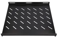 Extralink 1U 500mm Černá | Police | 19", bodová, pro skříně s hloubkou 800mm Długość przekątnej ekranu48,3