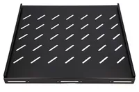 Extralink 1U 500mm Černá | Police | 19", bodová, pro skříně s hloubkou 800mm Kolor produktuCzarny