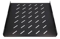 Extralink 1U 500mm Černá | Police | 19", bodová, pro skříně s hloubkou 800mm Materiał obudowyMetal
