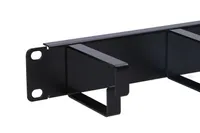 Extralink | Organizador de cabos | 1U preto 3