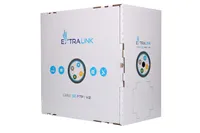 Extralink CAT5E FTP (F/UTP) V2 Externí | Síťový kabel s krouceným párem | 305M Kabel do montażuNa zewnątrz budynków
