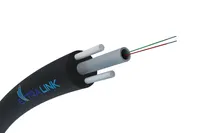 Extralink 2F | Fiber optik kablo | 1kN FRP, 2J, Tekli mod, G.652D, 5,5mm, aerial, 2km Kabel do montażuNapowietrznego