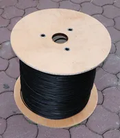 Extralink 2F | Cable de fibra óptica| 1kN FRP, 2J, monomodo, G.652D, 5,5mm, aereo, 2km Standard włóknaG.652.D