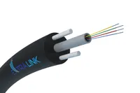 Extralink 4F | Cavo in fibra ottica | 1kN FRP, 4J, modalita singola, G.652D, 5,5mm, aerial, 2km Kabel do montażuNapowietrznego