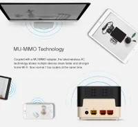 Totolink T10 | WiFi Router | AC1200, Dual Band, MU-MIMO, 3x RJ45 1000Mb/s, 1x USB Typ obudowyDesktop