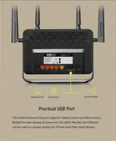 Totolink A3000RU | Router WiFi | AC1200, Dual Band, MU-MIMO, 5x RJ45 1000Mb/s, 1x USB Port USB1x USB
