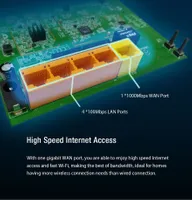 Totolink A950RG | Router WiFi | AC1200, Dual Band, MU-MIMO, 1x RJ45 1000Mb/s, 4x RJ45 100Mb/s Rodzaj zasilania urządzeniaZasilacz