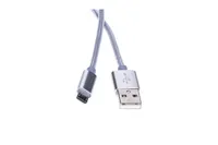Extralink | Kabel s konektorem  MicroUSB | pro chytré telefony ANDROID, 2A, délka  1M, Pletený, vyztužený, stříbrný Ilość1