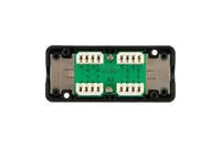 Extralink CAT6 UTP | Caja de conexión | negro MateriałyPlastik