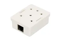 Extralink | Soquete de superfície | 1x RJ45 KAT5E UTP Kategoria złącza RJ45Cat.5E UTP