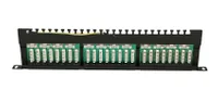 Extralink CAT6 UTP 0.5U | Patchpanel | 24 port Kolor produktuCzarny