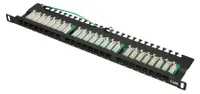 Extralink CAT6 UTP 0.5U | Patchpanel | 24 port Liczba połączeń (wewnętrznych/zewnętrznych)24