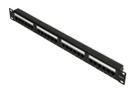 Extralink CAT6 UTP V2 | Patchpanel | 24 porty Kolor produktuCzarny