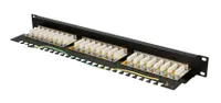 Extralink CAT5E STP V2 | Patchpanel | 24 puertos Pojemność stelaża1U