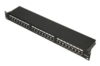 Extralink CAT6 STP V2 | Patchpanel | 24 porty Kolor produktuCzarny
